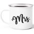 Emaille-Tasse Aufdruck Mr Mrs Partner-Geschenk Hochzeitsgeschenk Pärchen Geschenkidee Ehemann Ehefrau Moonworks®preview