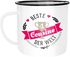 Emaille Tasse Becher Beste(r) Papa, Mama, Oma, Opa, Chef, Chefin, Freund, Freundin der Welt Kaffeetasse Moonworks®preview