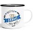 Emaille Tasse Becher Bester Papa, Mama, Oma, Opa etc Kaffeetasse Moonworks®preview