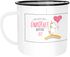Emaille Tasse Becher die XXX Einhörner heißen Wunschname Personalisierbar Individuell Kaffeetasse Moonworks®preview