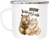 Emaille Tasse Becher Du bist bärenstark Bären Geschenk Liebe Freund Freundin Tasse Liebessprüche Kaffeetasse Moonworks®preview