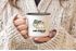 Emaille Tasse Becher Faultier Ich wurde positiv auf Müde getestet Sloth Kaffeetasse Moonworks®preview