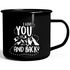 Emaille Tasse Becher I love you to the mountains and back Geschenk Valentinstag Liebe Spruch Wandern Kaffeetasse Moonworks®preview