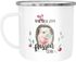 Emaille Tasse Becher Ich hab dich zum fressen gern Liebe Spruch Geschenk Kaffeetasse Moonworks®preview