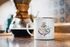 Emaille Tasse Becher Kaffee-Tasse Anker Blumen Watercolor Tee-Tasse Autiga®preview