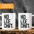 Emaille Tasse Becher Kaffee-Tasse Fun Tasse Spruch Ho Lee Chit Holy Shit Moonworks®preview