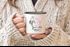 Emaille Tasse Becher Mit dir ist das Leben wunderschön Delfin Spruch Liebe Geschenk Kaffeetasse Moonworks®preview