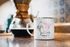 Emaille Tasse Becher Mit dir ist das Leben wunderschön Delfin Spruch Liebe Geschenk Kaffeetasse Moonworks®preview
