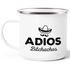 Emaille-Tasse Becher mit Spruch Adios Bitchachos Sonbrero Motiv lustig Parodie Moonworks®preview