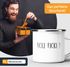 Emaille-Tasse Becher mit Spruch Ficki Ficki? Motiv lustig Ironie Moonworks®preview