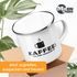 Emaille-Tasse Becher mit Spruch Kaffee! weil Koks ungesund ist Bürotasse lustig Moonworks®preview