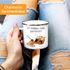 Emaille Tasse Becher Motiv Spruch lustig Kürbis Sie haben Karl getötet! Kaffeetasse Moonworks®preview