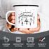 Emaille Tasse Becher Outdoor Design Spruch "unter freiem Himmel" Travelling Camping Trekking Kaffeetasse Moonworks®preview