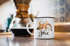 Emaille Tasse Becher Owl I need is you Liebe Spruch Geschenk Liebespruch Wortspiel Kaffeetasse Moonworks®preview