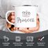 Emaille-Tasse Becher Partner Pärchen Paare Aufdruck Princess Prince Kaffeetasse Moonworks®preview