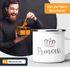 Emaille-Tasse Becher Partner Pärchen Paare Aufdruck Princess Prince Kaffeetasse Moonworks®preview