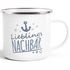 Emaille-Tasse Becher Schriftzug Lieblings - Kollege/Nachbar mit Ankermotiv Geschenk Lieblingsperson Moonworks®preview