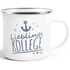 Emaille-Tasse Becher Schriftzug Lieblings - Kollege/Nachbar mit Ankermotiv Geschenk Lieblingsperson Moonworks®preview