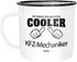 Emaille Tasse Becher So sieht ein richtig ein richtig cooler {style_variation} aus Berufe Kaffeetasse Moonworks®preview