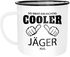 Emaille Tasse Becher So sieht ein richtig ein richtig cooler {style_variation} aus Berufe Kaffeetasse Moonworks®preview