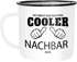 Emaille Tasse Becher So sieht ein richtig ein richtig cooler {style_variation_string} aus Berufe Kaffeetasse Moonworks®preview