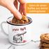Emaille-Tasse Becher Spruch böses Hasi Kettensäge Motiv Horror Kaffeetasse Moonworks®preview