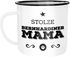 Emaille Tasse Becher Stolze Hunde-Mama Hunde Besitzerin Hundebesitzer Rassen Kaffeetasse Moonworks®preview