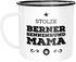 Emaille Tasse Becher Stolze Hunde-Mama Hunde Besitzerin Hundebesitzer Rassen Kaffeetasse Moonworks®preview