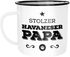 Emaille Tasse Becher Stolzer Hundepapa Papa Besitzer Hundebesitzer Kaffeetasse Moonworks®preview