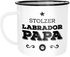 Emaille Tasse Becher Stolzer Hundepapa Papa Besitzer Hundebesitzer Kaffeetasse Moonworks®preview