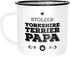 Emaille Tasse Becher Stolzer Hundepapa Papa Besitzer Hundebesitzer Kaffeetasse Moonworks®preview