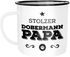 Emaille Tasse Becher Stolzer Hundepapa Papa Besitzer Hundebesitzer Kaffeetasse Moonworks®preview