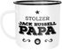 Emaille Tasse Becher Stolzer Hundepapa Papa Besitzer Hundebesitzer Kaffeetasse Moonworks®preview