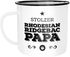 Emaille Tasse Becher Stolzer Hundepapa Papa Besitzer Hundebesitzer Kaffeetasse Moonworks®preview