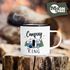 Emaille-Tasse Camping Queen King Wohnwagen Geschenk Camper Campingurlaub Zubehör Moonworks®preview