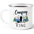 Emaille-Tasse Camping Queen King Wohnwagen Geschenk Camper Campingurlaub Zubehör Moonworks®preview