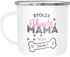 Emaille-Tasse Emaille-Becher stolze Hundemama mit eigenem Hundenamen personalisierte Geschenke Hundebesitzer SpecialMe®preview