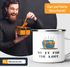 Emaille-Tasse Gaming Spruch do it for the loot und Motiv Schatztruhe Zocker Nerds Emaille-Becher lustig Moonworks®preview