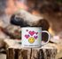 Emaille-Tasse Geschenk Liebe Gamer Zocker Pixel Spruch "Ich liebe dich" Moonworks®preview