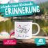 Emaille-Tasse Geschenk Liebe Motiv Hände Herzen personalisierbar mit Namen und Datum SpecialMe®preview