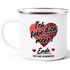 Emaille-Tasse Geschenk Valentinstag Lustig Partner Mann Frau Freund Freundin Ich liebe dich mehr Ende Moonworks®preview