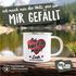 Emaille-Tasse Geschenk Valentinstag Lustig Partner Mann Frau Freund Freundin Ich liebe dich mehr Ende Moonworks®preview