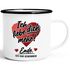 Emaille-Tasse Geschenk Valentinstag Lustig Partner Mann Frau Freund Freundin Ich liebe dich mehr Ende Moonworks®preview