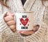 Emaille-Tasse Herz Ich liebe Dich Liebeserklärung personalisiert mit Datum Geschenk Jahrestag Hochzeitstag SpecialMe®preview
