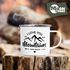 Emaille-Tasse I love you to the mountain and back Liebeserklärung Valentinstag Weihnachten Moonworks®preview