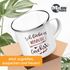 Emaille-Tasse Ich liebe es wenn du lachst Liebes-Geschenk Partner Freund Freundin Weihnachten Valentinstag Moonworks®preview