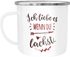 Emaille-Tasse Ich liebe es wenn du lachst Liebes-Geschenk Partner Freund Freundin Weihnachten Valentinstag Moonworks®preview