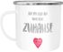 Emaille-Tasse Ich seh dich an und bin zuhause Herz Geschenk Liebe Geschenkidee Weihnachten Valentinstag Moonworks®preview