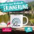 Emaille-Tasse Kinder mit Name bedruckt Motiv Regenbogen personalisierbar Becher personalisierte Geschenke SpecialMe®preview