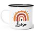 Emaille-Tasse Kinder mit Name bedruckt Motiv Regenbogen personalisierbar Becher personalisierte Geschenke SpecialMe®preview